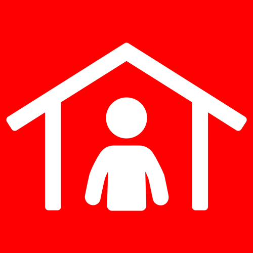 shelter in place symbol