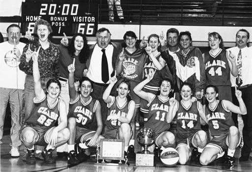 92-93 Women's Basketball Team