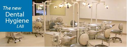 Image of the new dental hygiene simulation lab