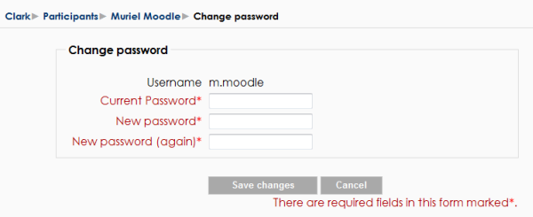 Change your password