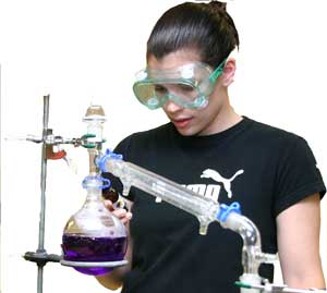 Chemistry student