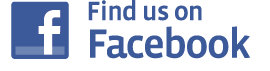 Find us on Facebook logo