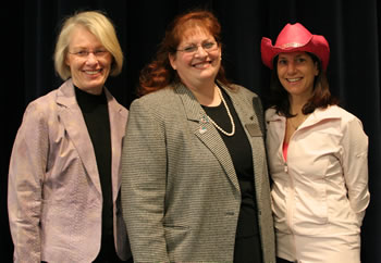 Left to right:  Gail Liberman, Laurie Brown and Veronica Brock