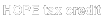 View HOPE tax credit information