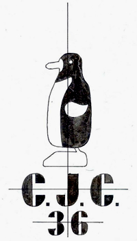 Sketch of Oswald in the 1936 yearbook