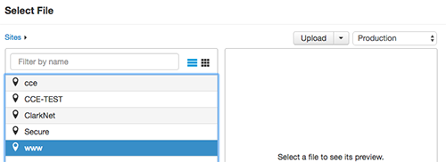 change site