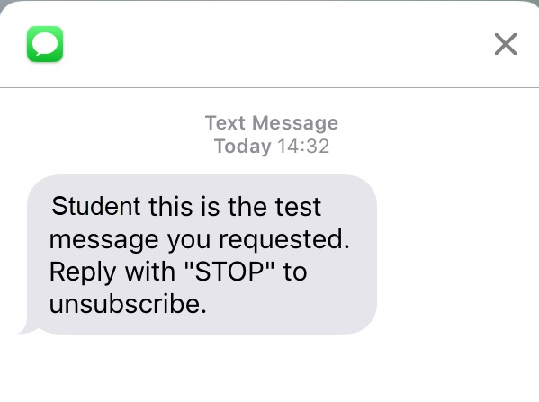 TestTextMsg