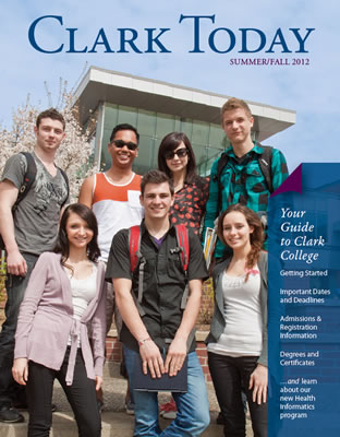 Cover of the summer-fall 2012 issue of Clark Today