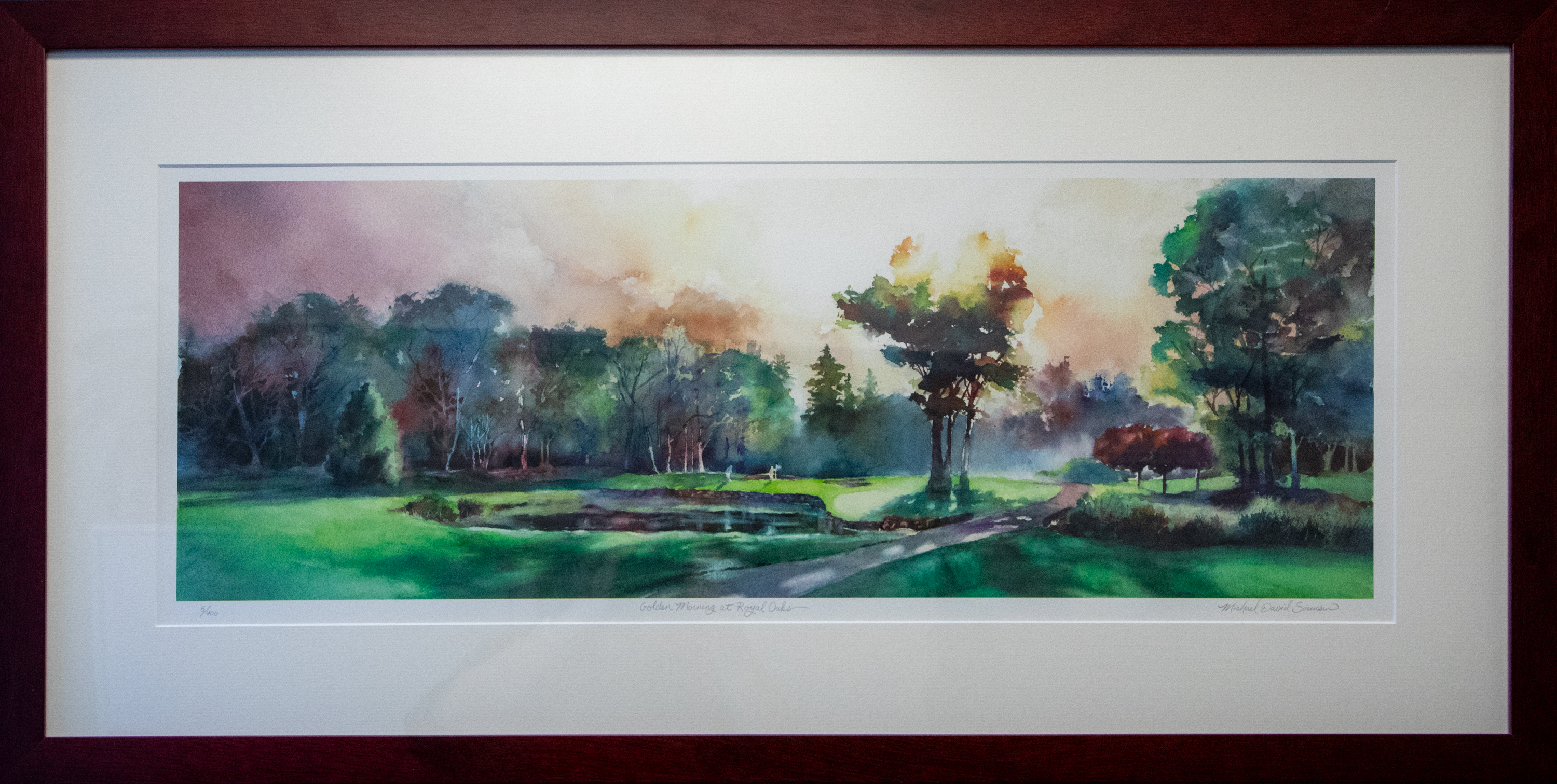 Summer Pond and Trees 