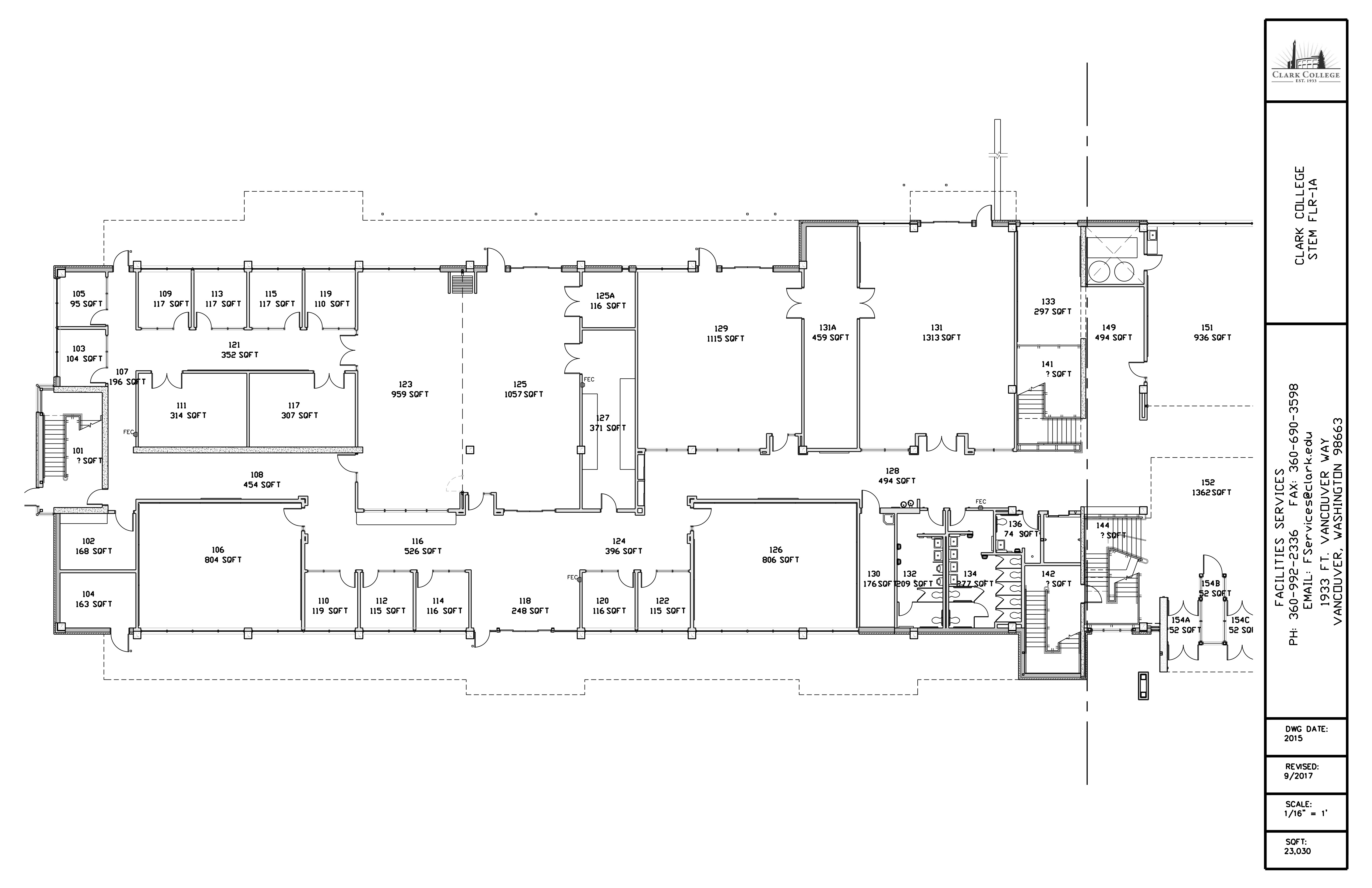 Clark College Floor Plans