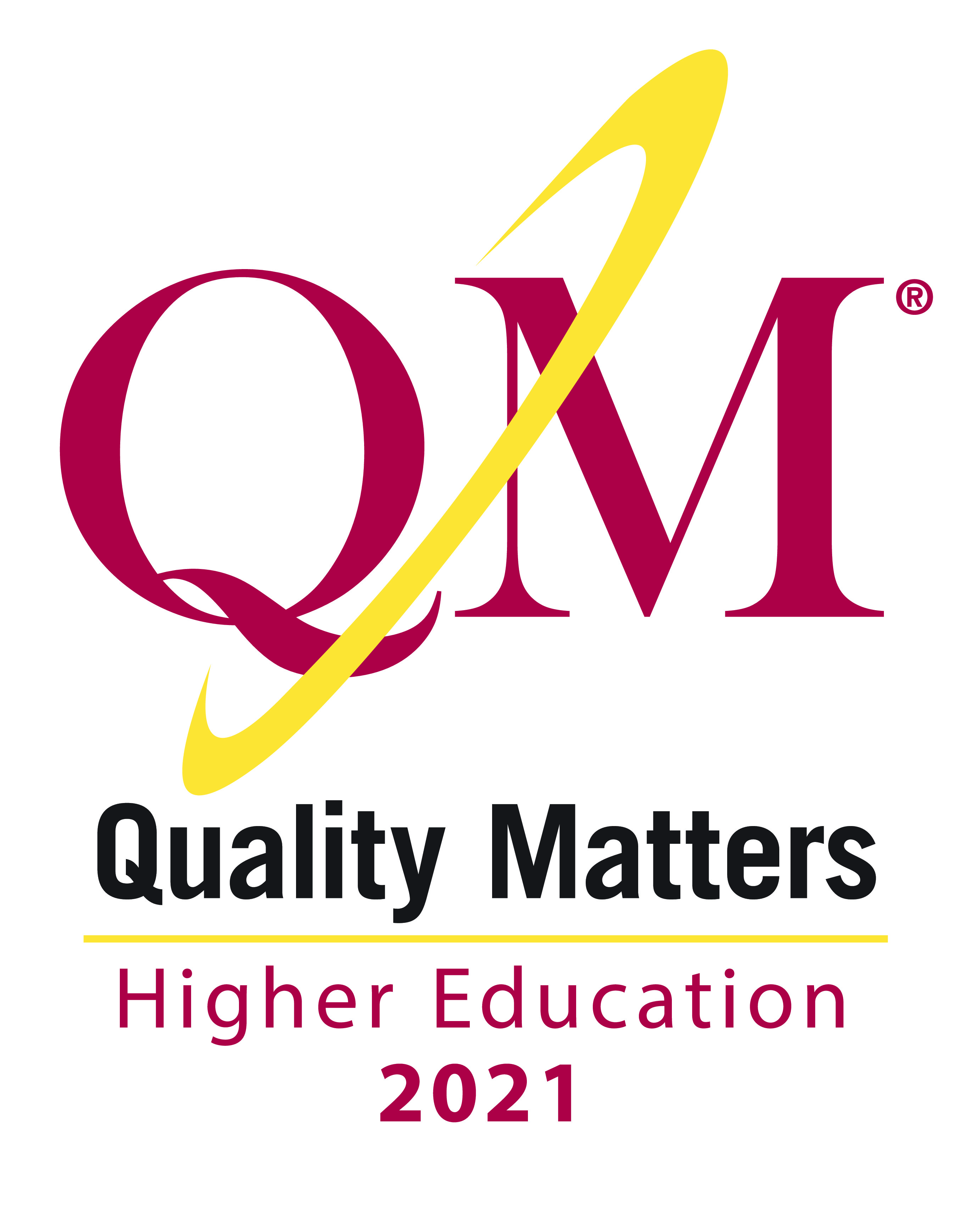 Quality Matters 2021 seal