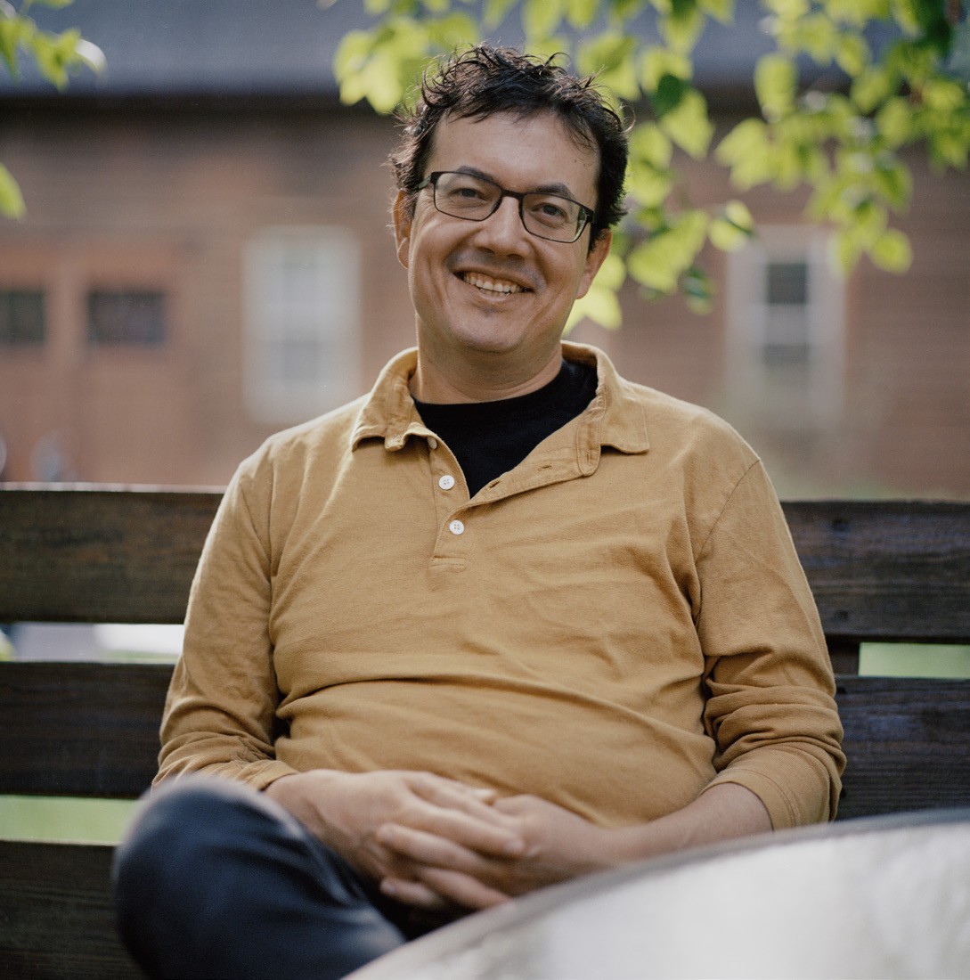 man smiling at camera