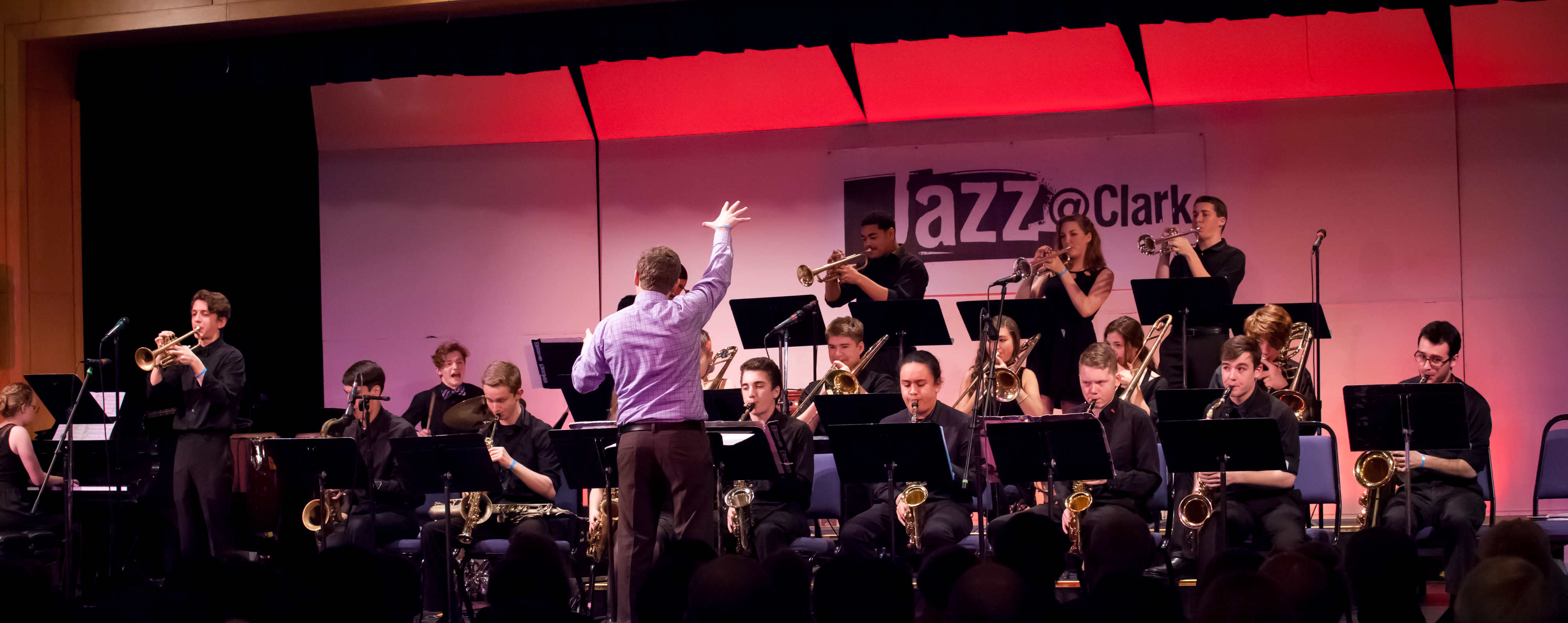 Students performing at Jazz fesitval 