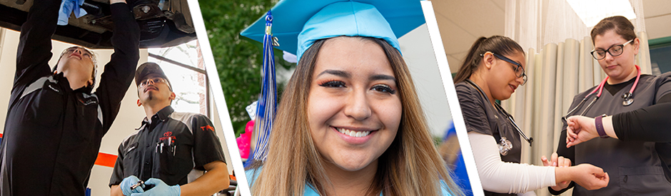 images of Hispanic students at Clark.