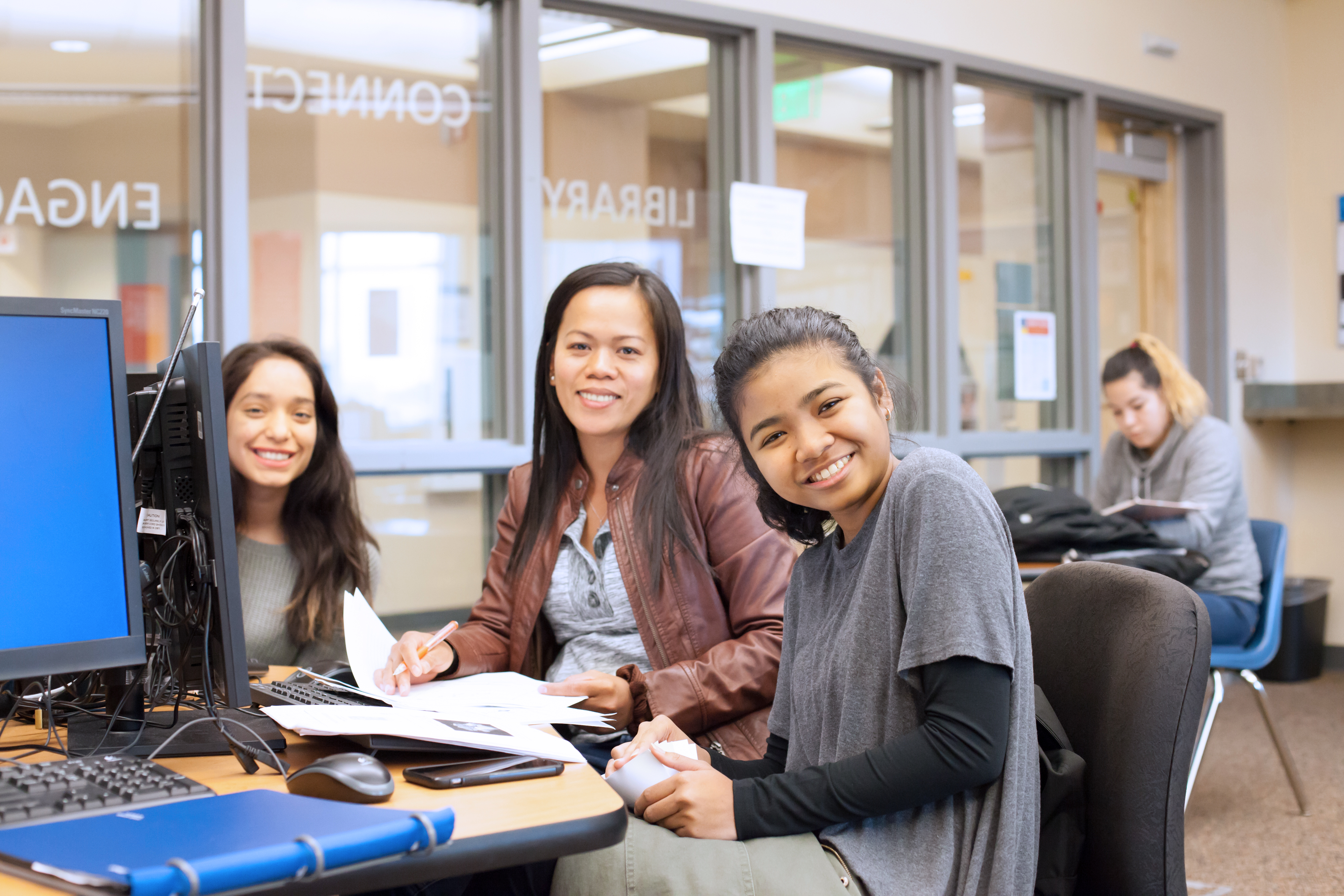 Students in the CTC Commons