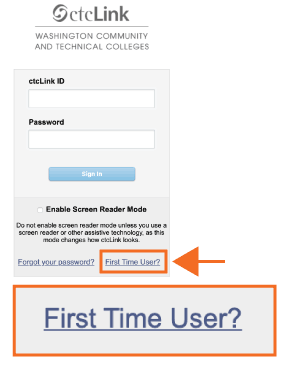 First Time User