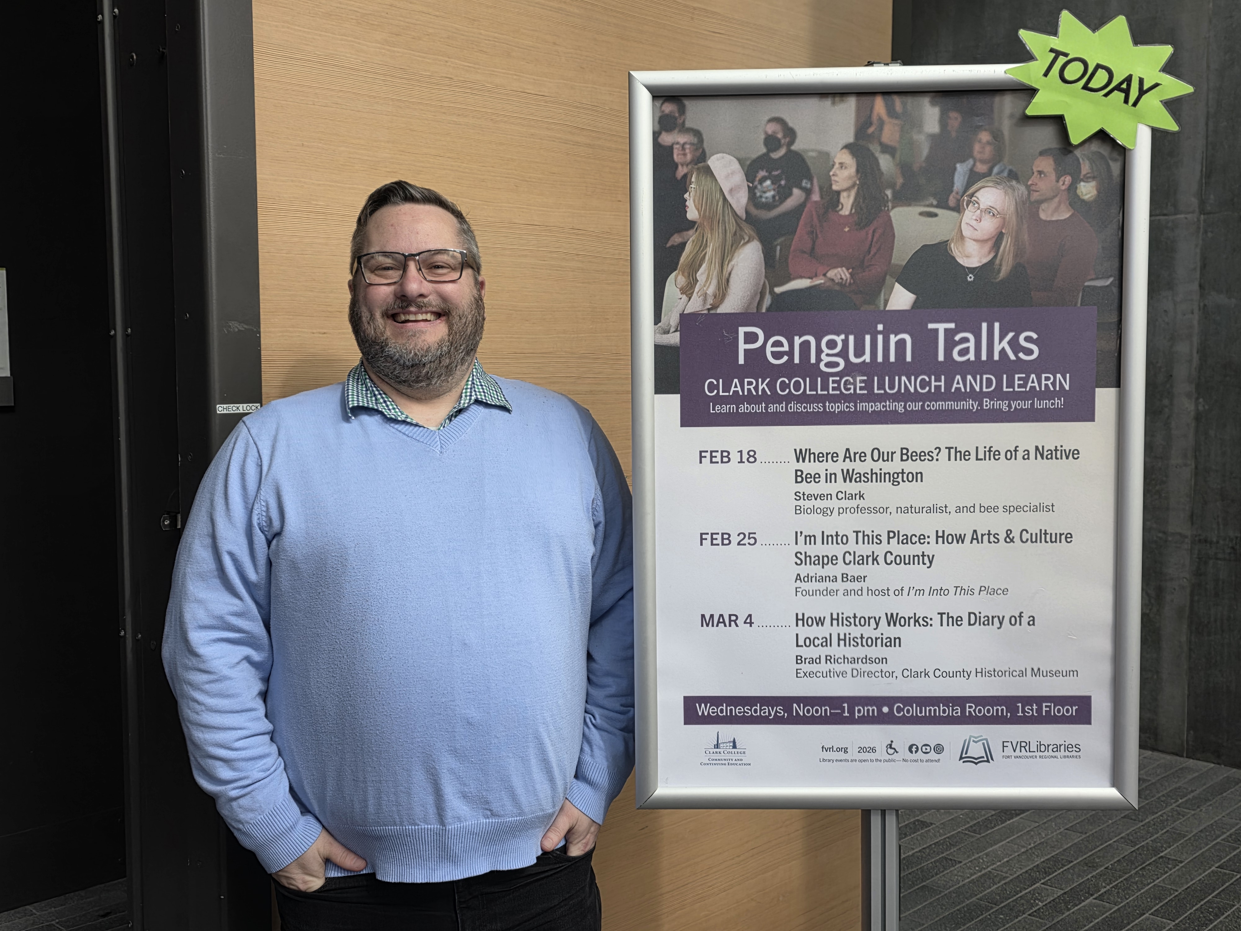 Main image for Winter Penguin Talks Celebrate Clark County History