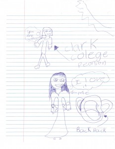 Backpack Project thank you card