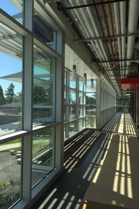 STEM Building hallway