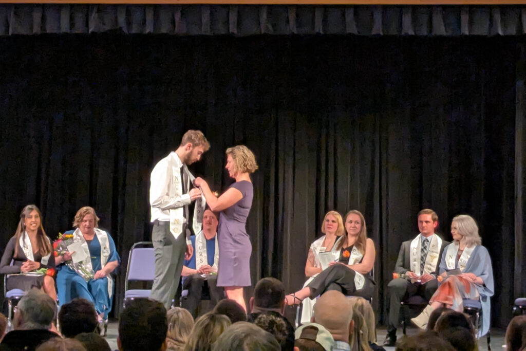people on stage