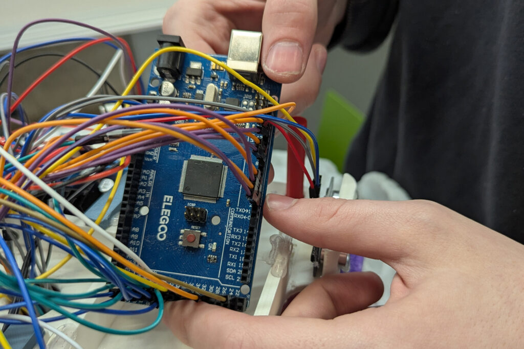 hands holding technology