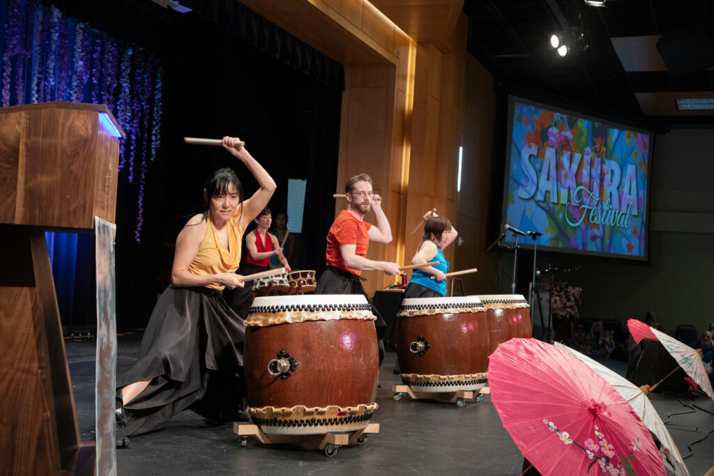 people playing drums