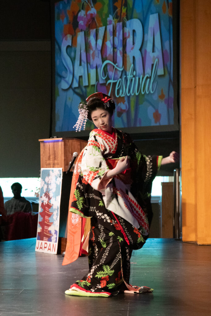 traditionally dressed dancer