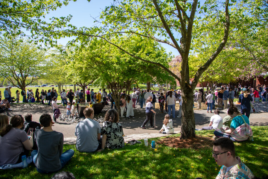 large crowd of people