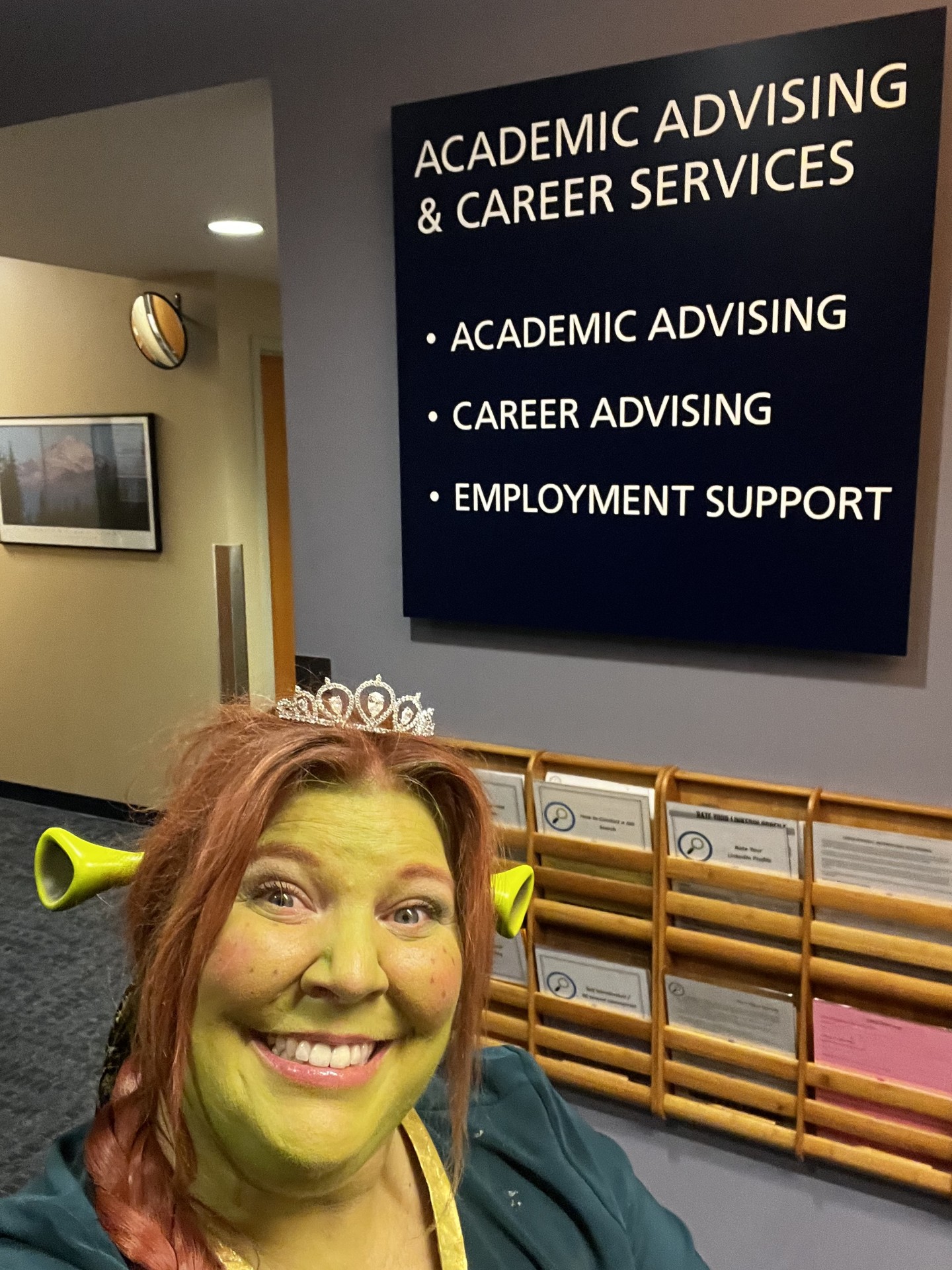 Marcy Gilchrist dressed as Fiona from Shrek