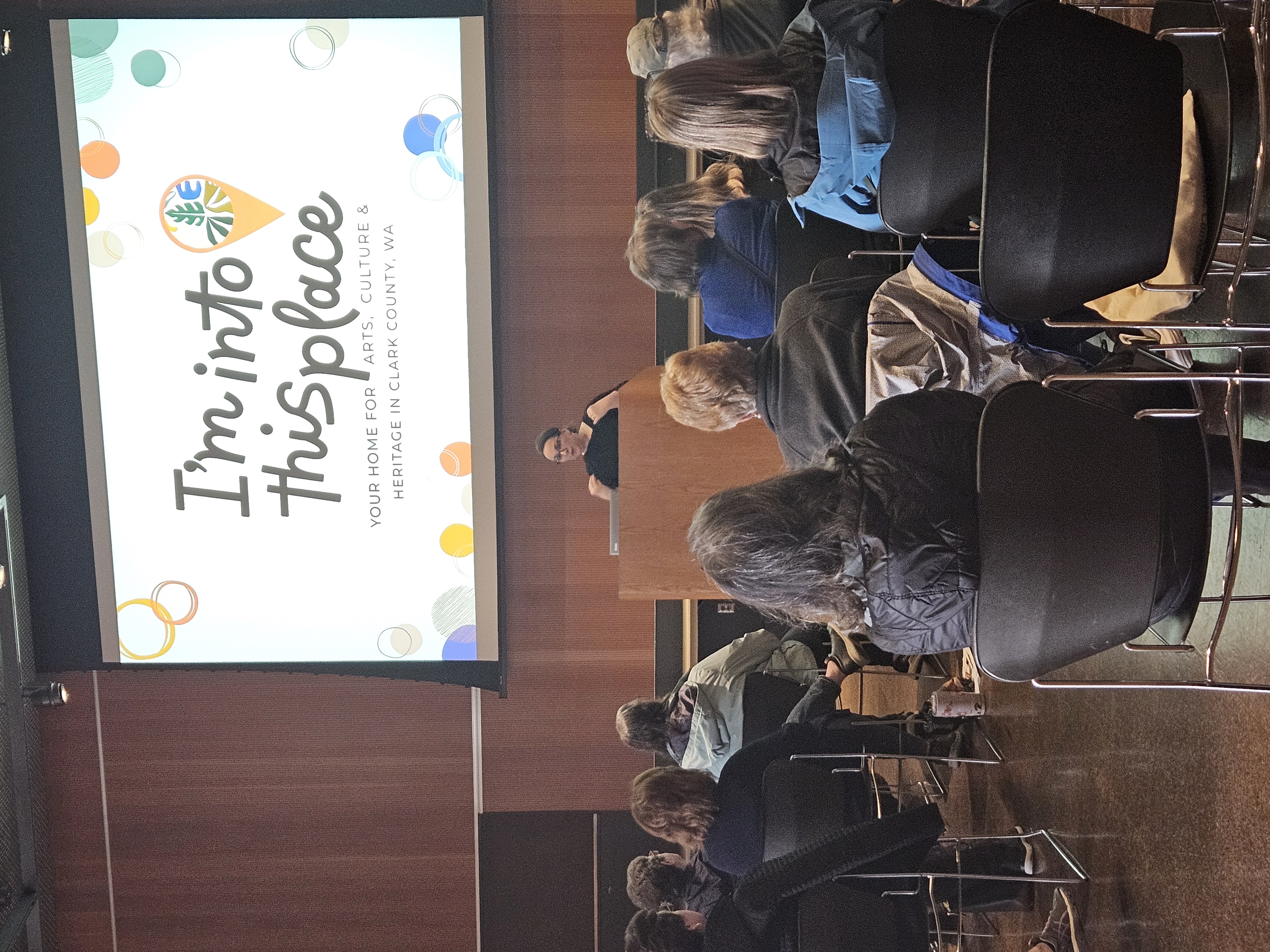 Adrianna Baer presenting at Vancouver library