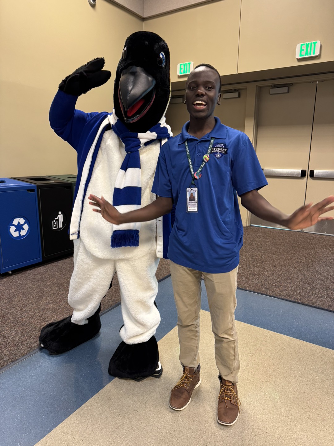 Oswald and his handler