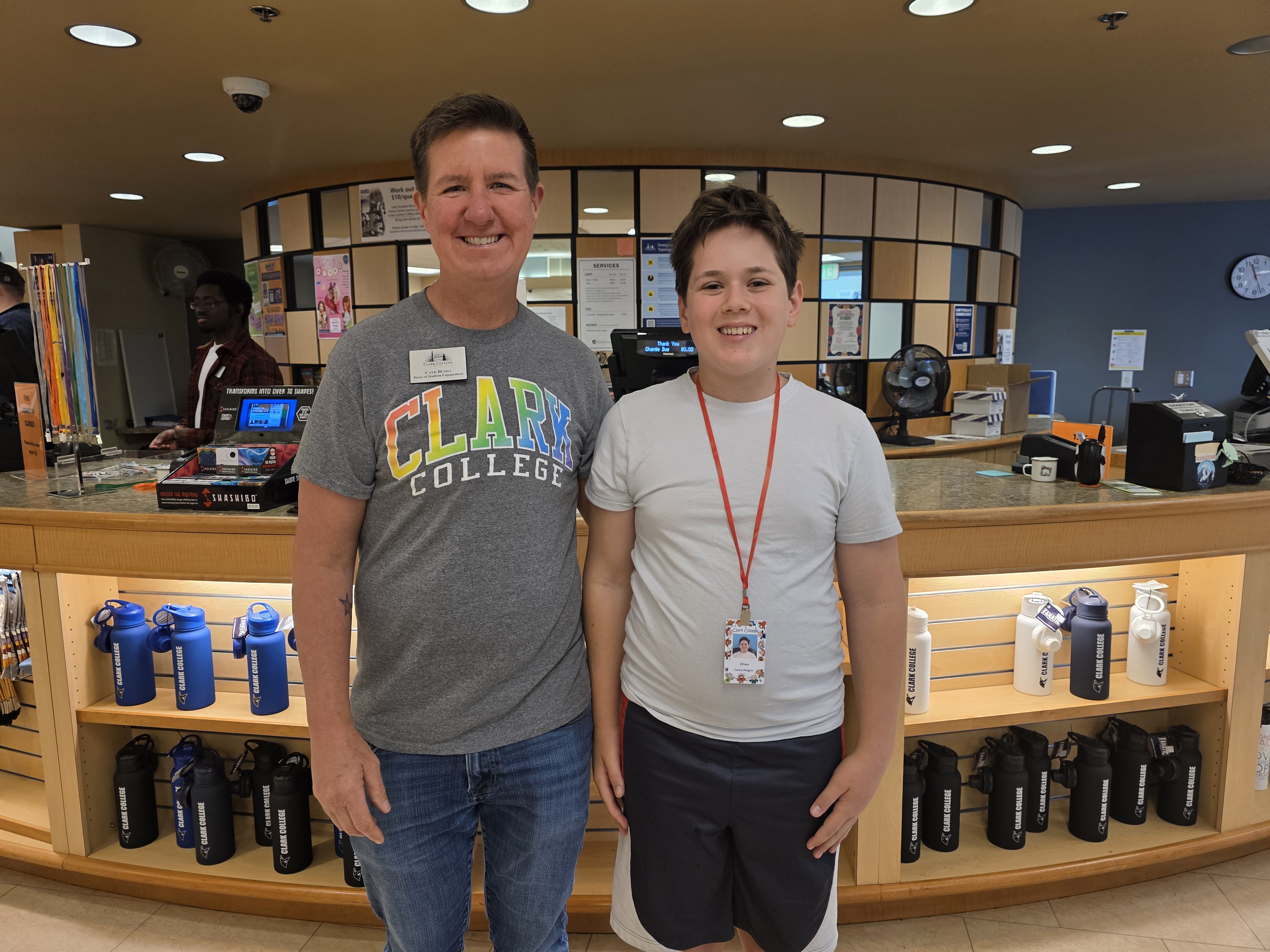 Cath Buscha and their son, Oliver