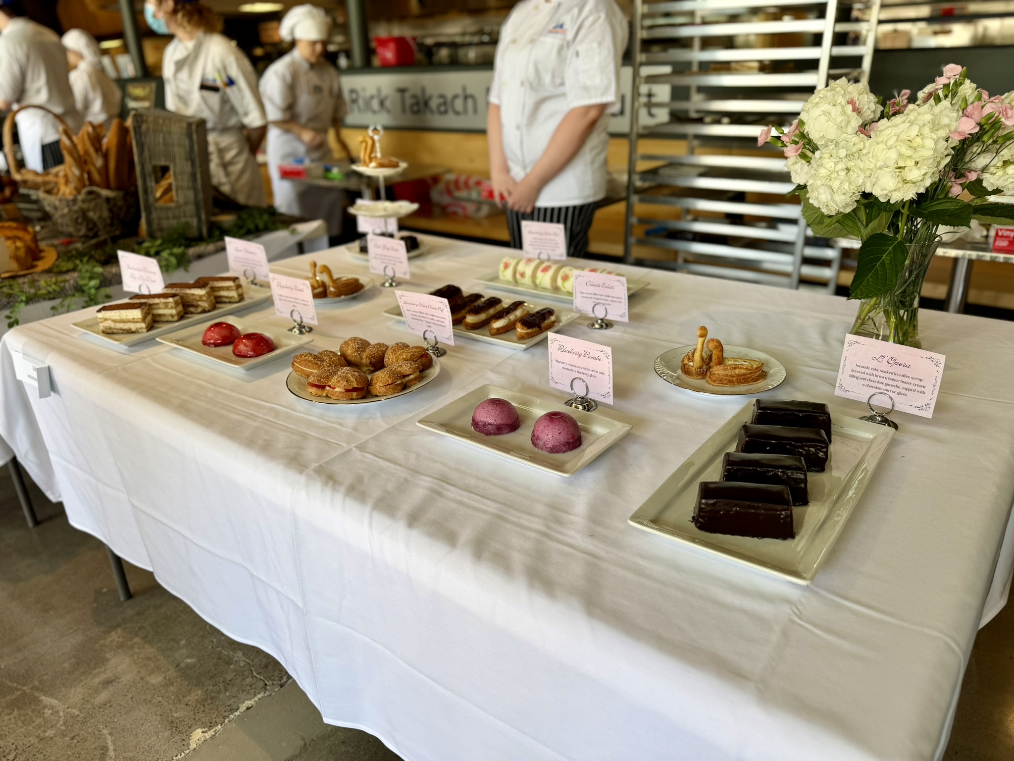Table full of baked goods