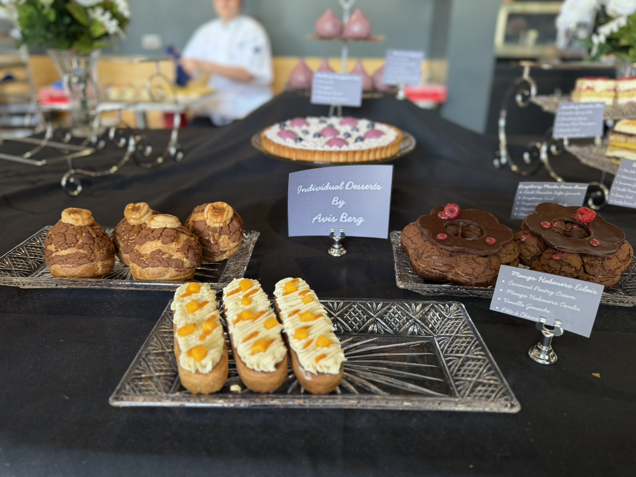 Table of baked goods