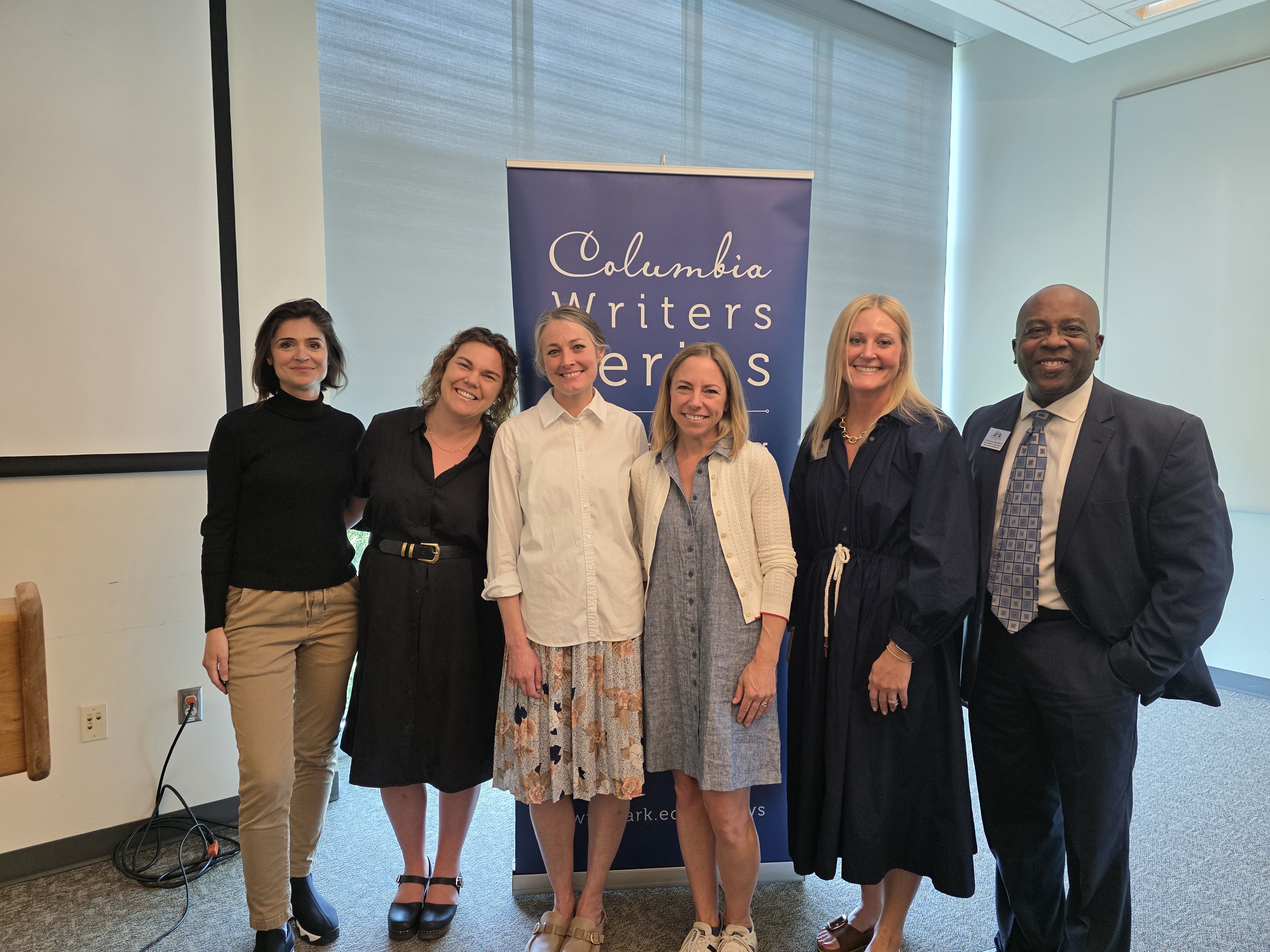 Emma Pattee with Clark staff