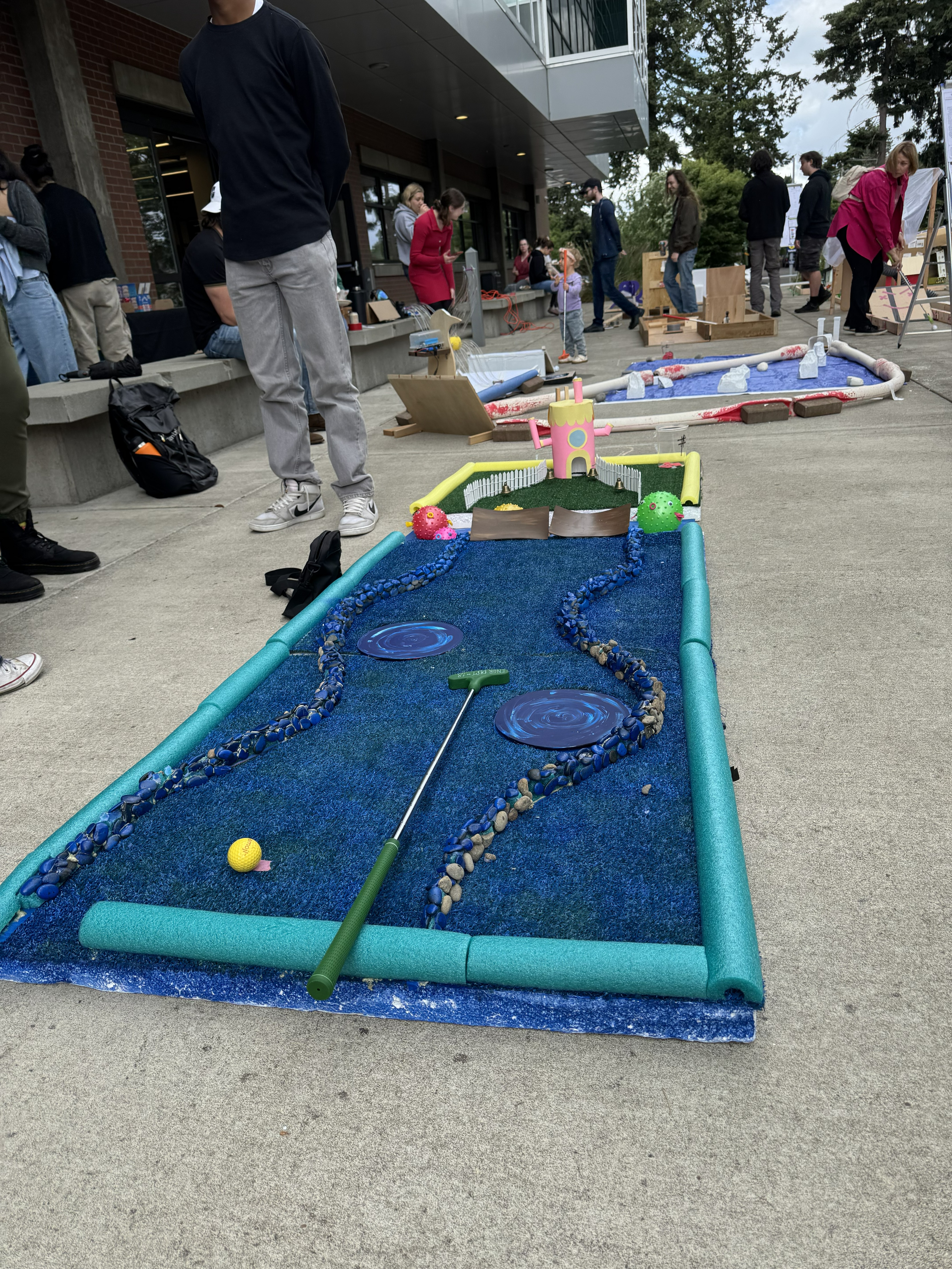 SpongeBob SquarePants themed putt putt golf course