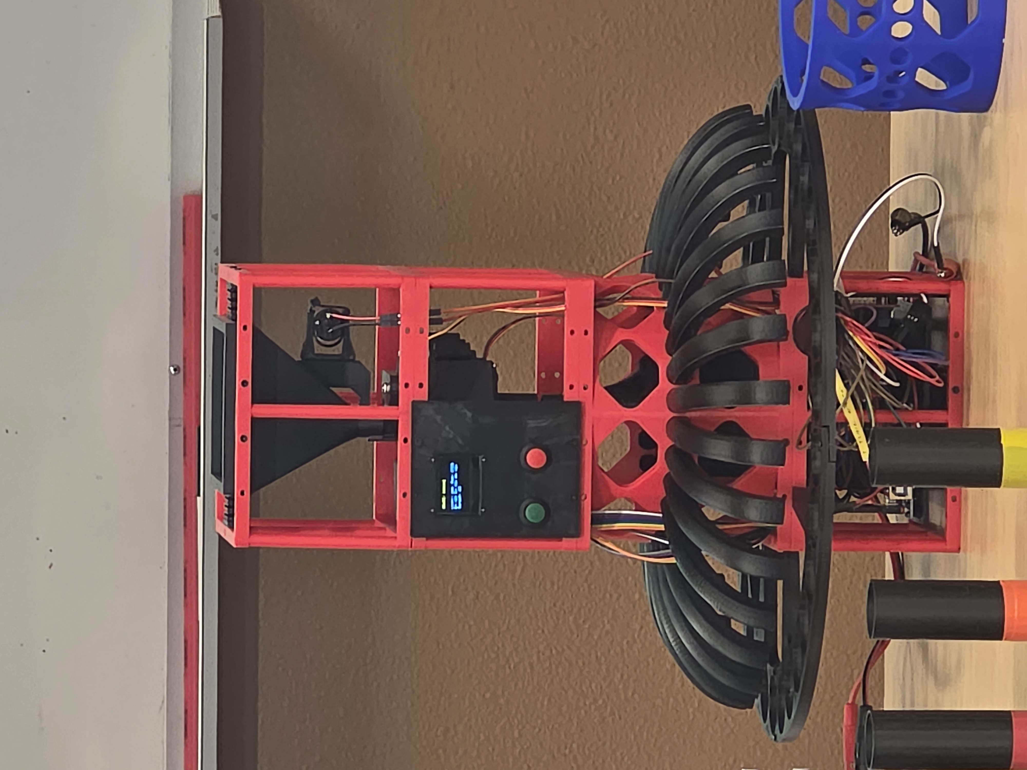Red color bead sorter
