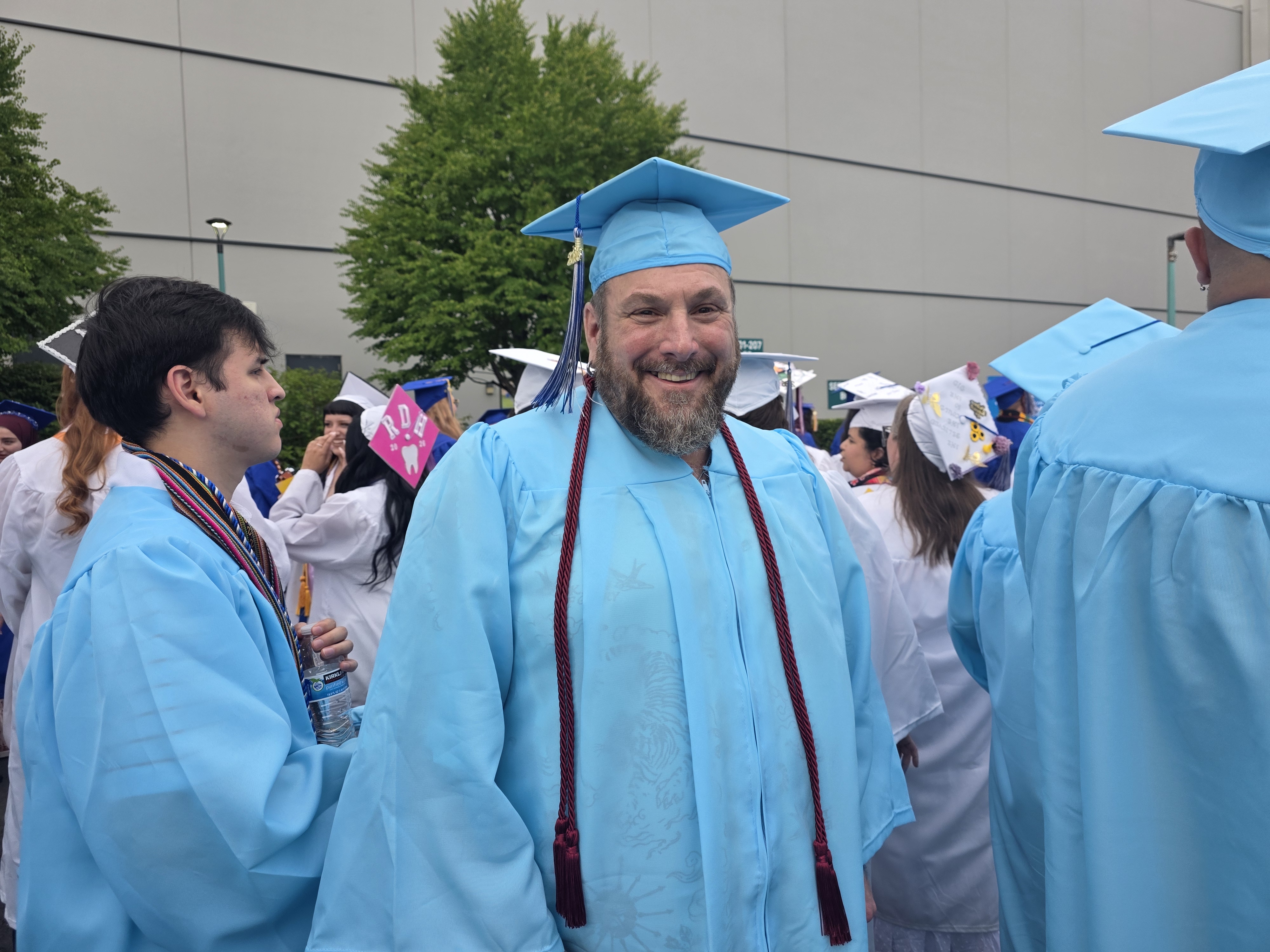 Rick Vanover in graduation regalia