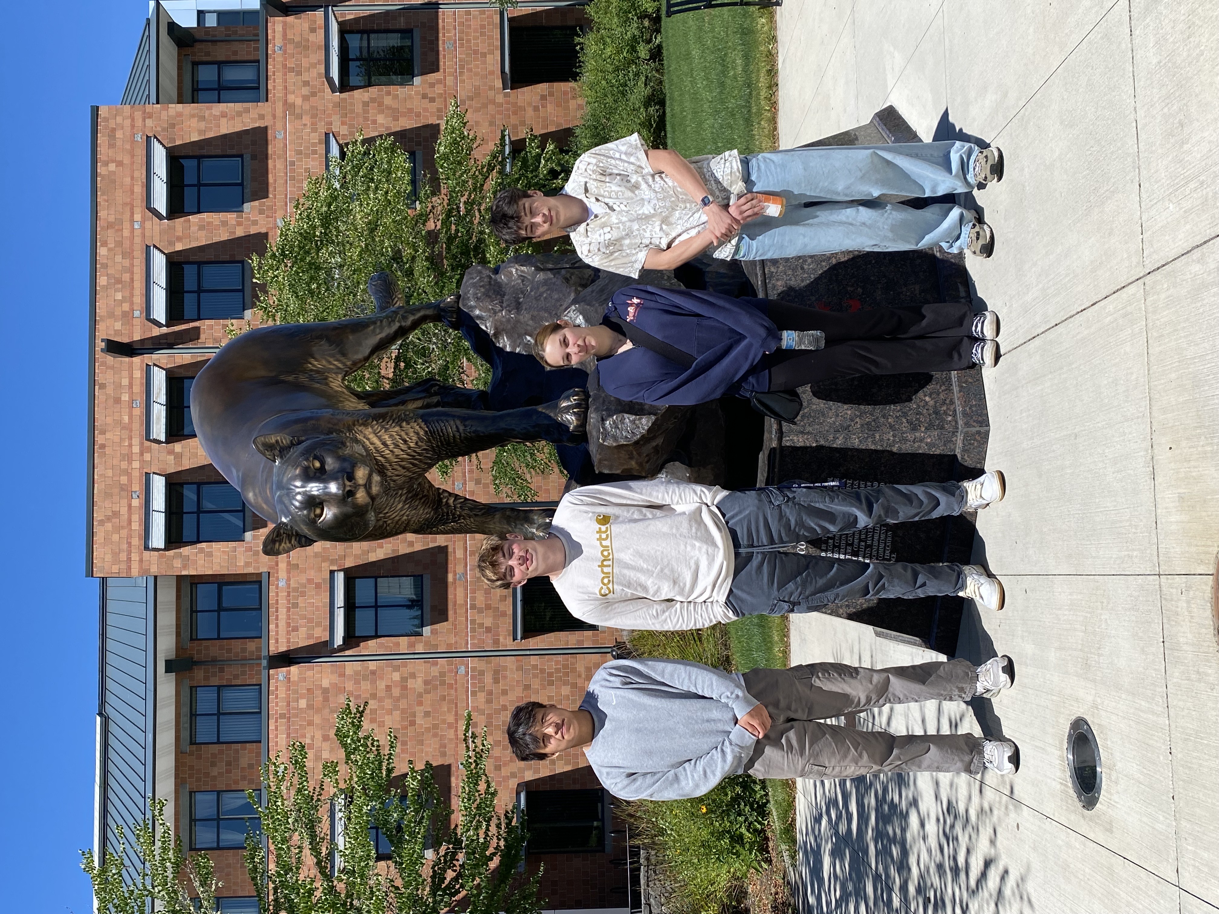 Four students at WSU Vancouver