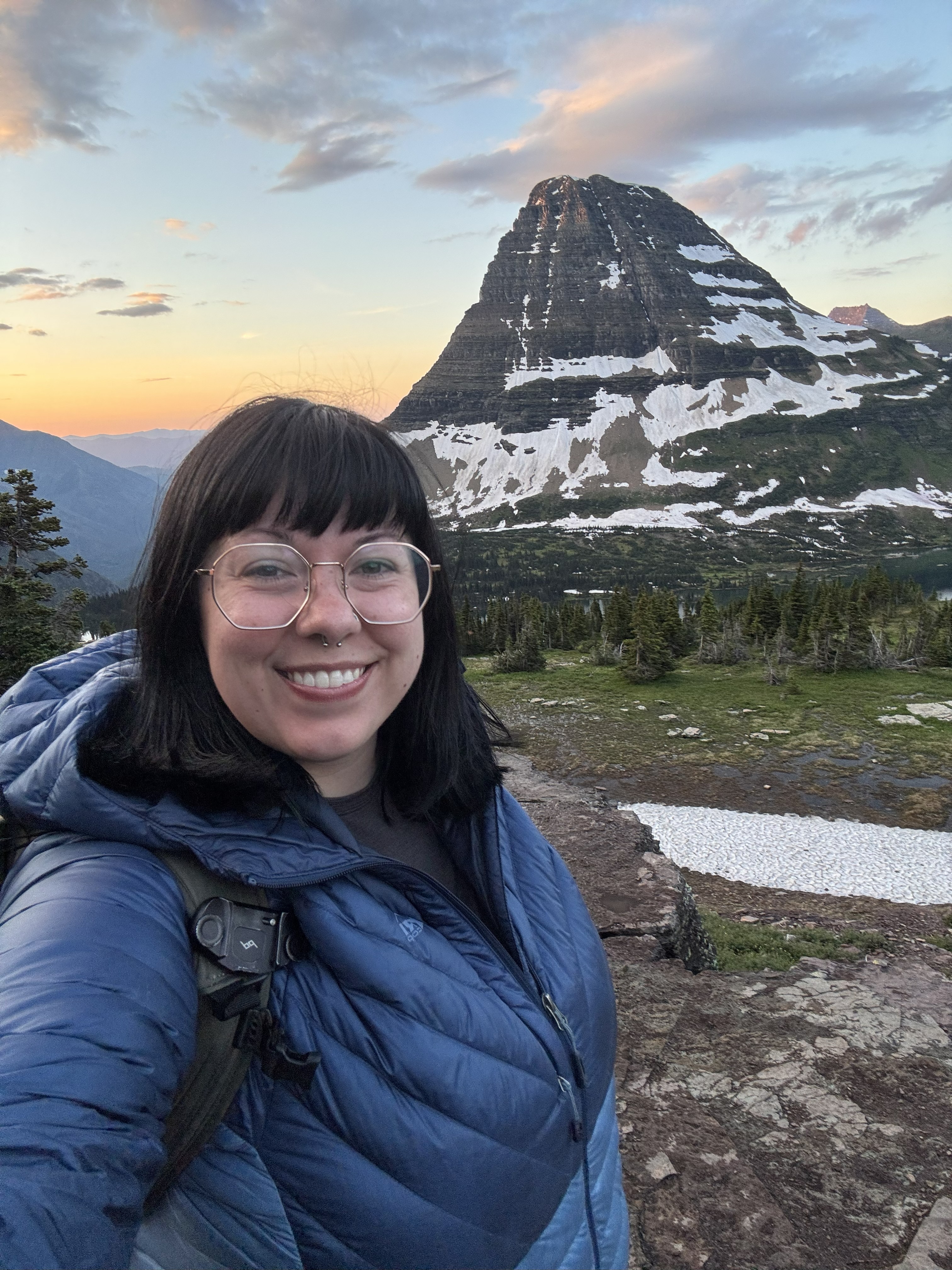 Lindsey McKim on a hike