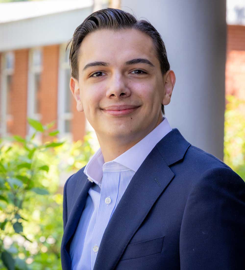 Headshot of a student, Josh Bergstorm Vlasov.