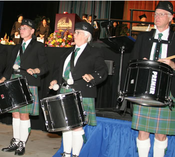 Fort Vancouver Pipe Band performs